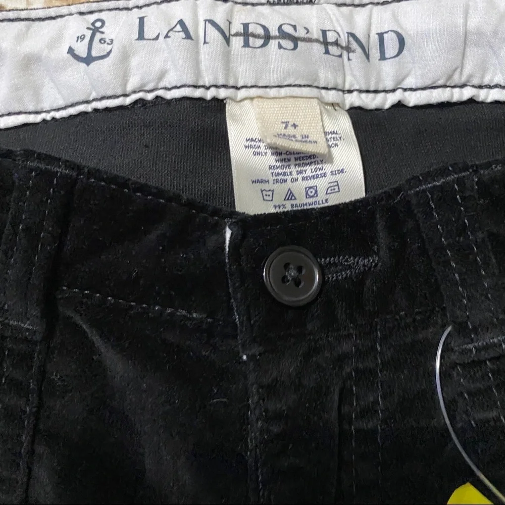 NWT Lands End Button Adjustable Waist Pants